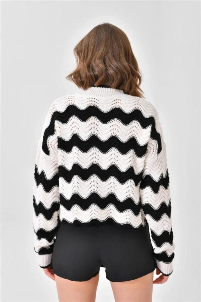 FASHION FRIENDS KADIN AJURLU KAZAK 24K0377K1