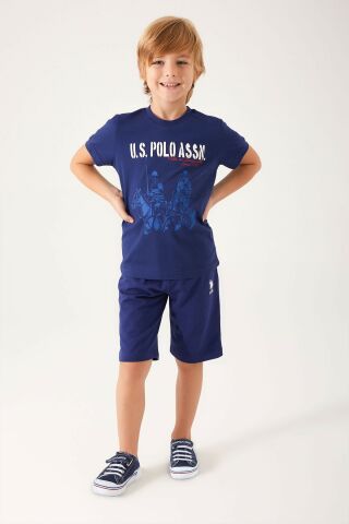 U.S. POLO ASSN. ERKEK ÇOCUK BERMUDA TAKIM US1306-4