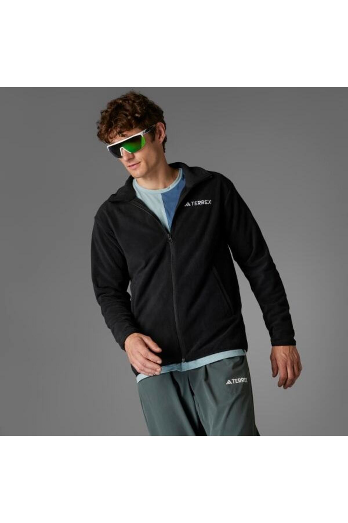 ADİDAS ERKEK FERMUARLI ÜST MT ESS FZ FL JP0795 S - SİYAH