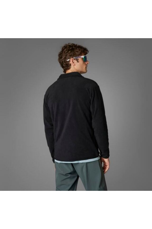 ADİDAS ERKEK FERMUARLI ÜST MT ESS FZ FL JP0795 XS - SİYAH