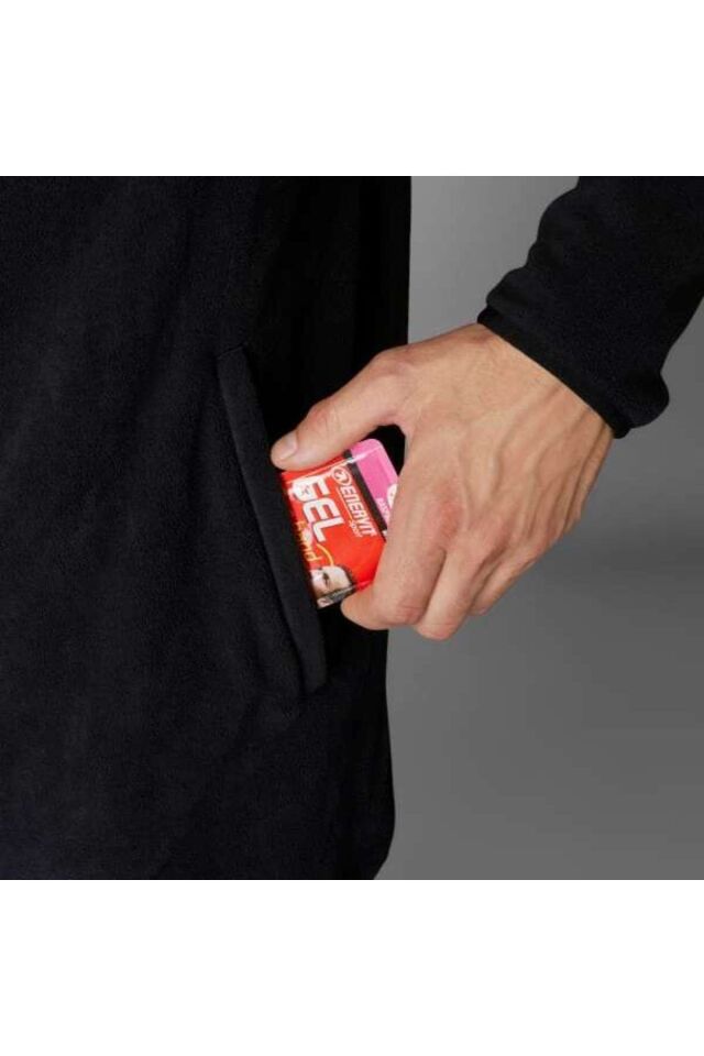 ADİDAS ERKEK FERMUARLI ÜST MT ESS FZ FL JP0795 XS - SİYAH