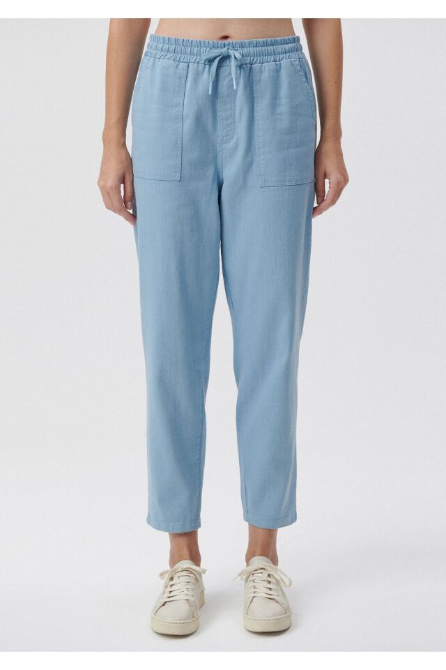 MAVİ KADIN KADIN DOKUMA PANTOLON Koyu Gri 1010397-35170