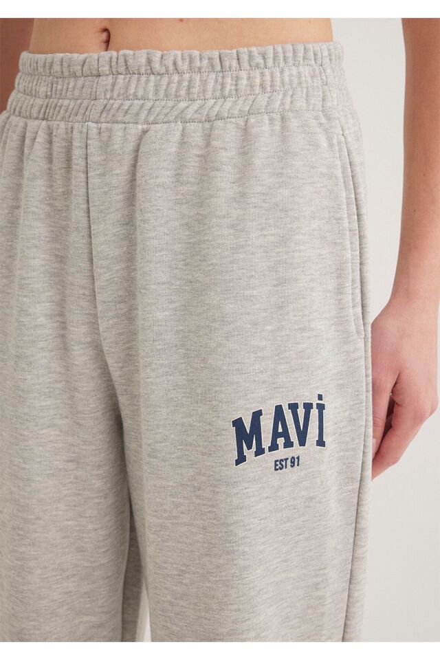MAVİ  KADIN ÖRME PANTOLON GRİ MELANJ 1010757-82816