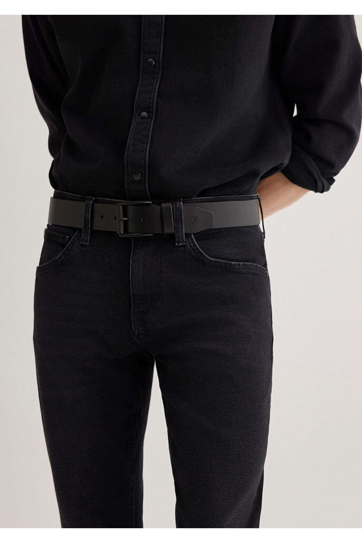 MAVİ ERKEK KEMER SİYAH 0910644-900