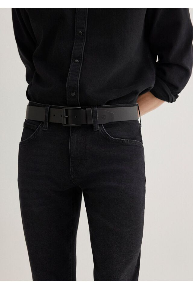 MAVİ ERKEK KEMER SİYAH 0910644-900