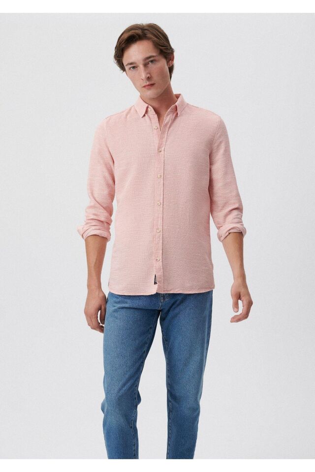 MAVİ ERKEK UZUN KOL GÖMLEK  Rose Dawn 020579-71042