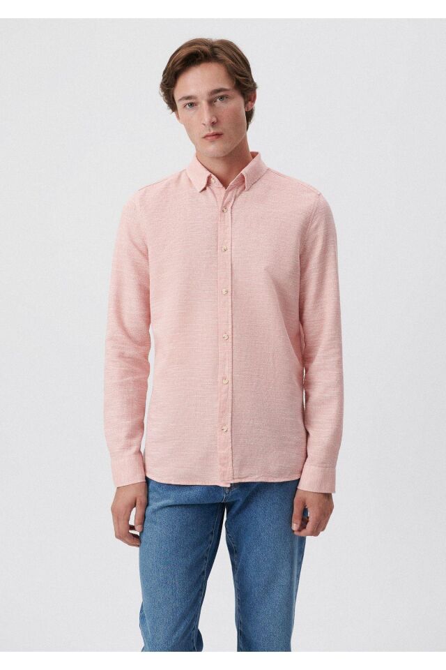 MAVİ ERKEK UZUN KOL GÖMLEK  Rose Dawn 020579-71042