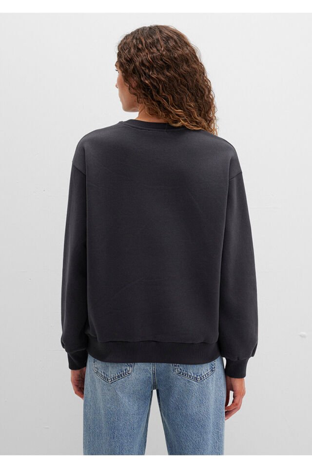 MAVİ KADIN UZUN KOLLU SWEATSHIRT Koyu Antrasit 1611656-82185