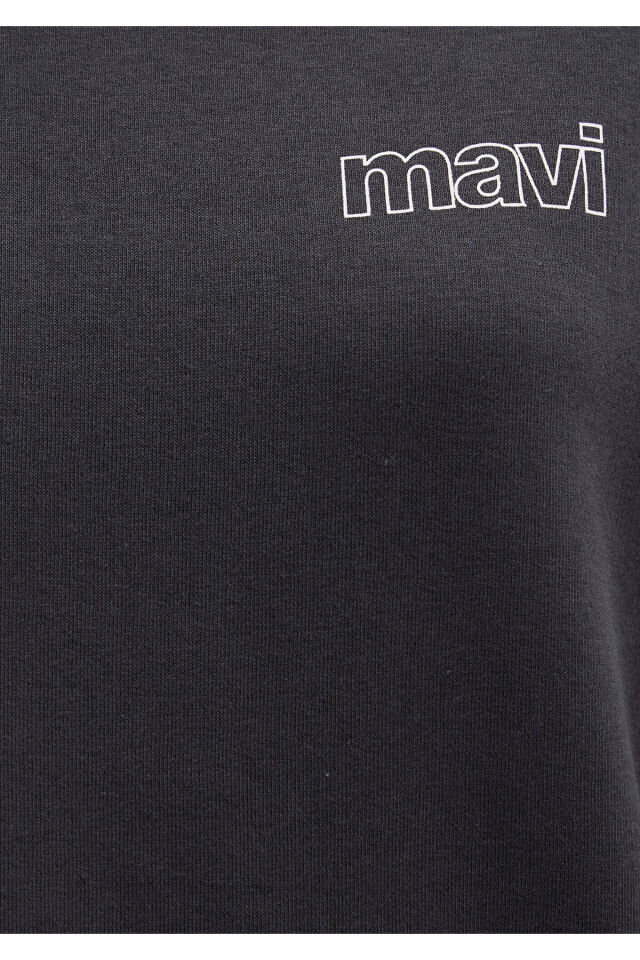 MAVİ KADIN UZUN KOLLU SWEATSHIRT Koyu Antrasit 1611656-82185