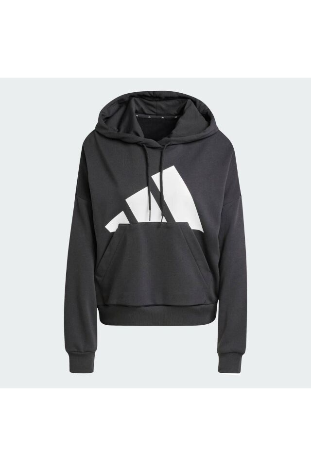 ADİDAS KADIN KAPÜŞONLU SWEATSHIRT W BL FT HD JN1845 S - SİYAH