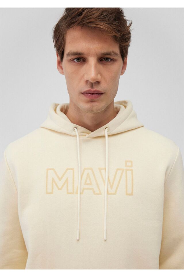 MAVİ ERKEK MAVİ BASKILI SWEATSHIRT Açık Bej 0610941-70055