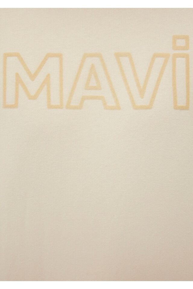 MAVİ ERKEK MAVİ BASKILI SWEATSHIRT Açık Bej 0610941-70055