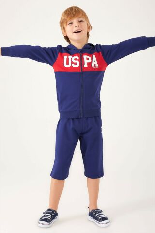 U.S. POLO ASSN. ERKEK ÇOCUK BERMUDA TAKIM US1308-4