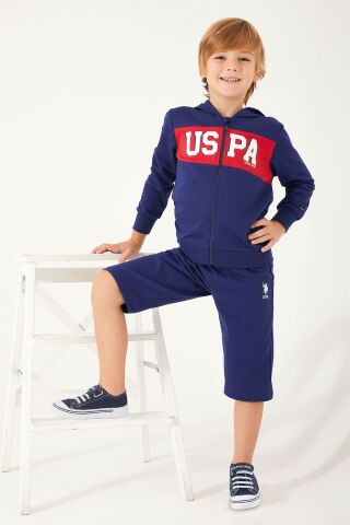 U.S. POLO ASSN. ERKEK ÇOCUK BERMUDA TAKIM US1308-4