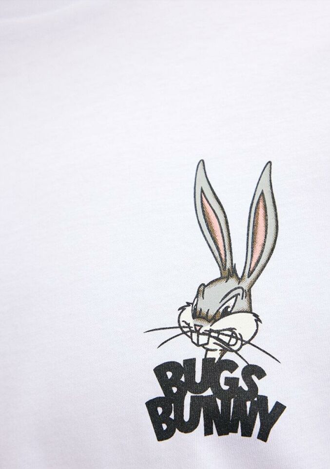 MAVİ ERKEK BUGS BUNNY BASKILI TİŞÖRT Beyaz 0610636-620