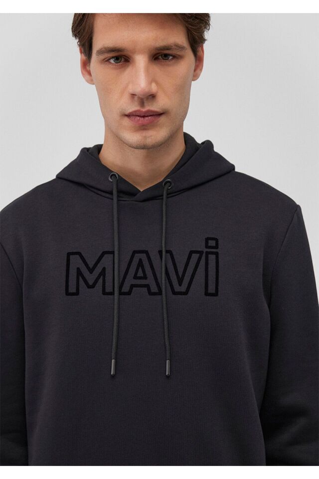 MAVİ ERKEK MAVİ BASKILI SWEATSHIRT Siyah 0610941-900