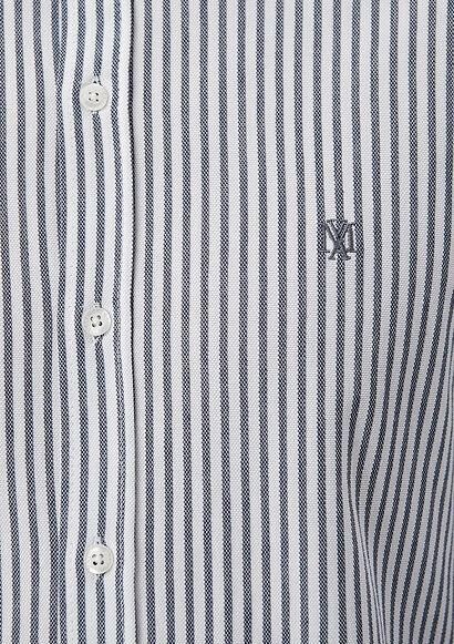 MAVİ ERKEK ÇİZGİLİ GÖMLEK Kırık Beyaz 0210527-70057