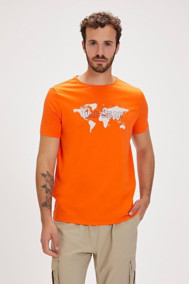 BAD BEAR ERKEK GLOBE T-SHIRT 24.01.07.030