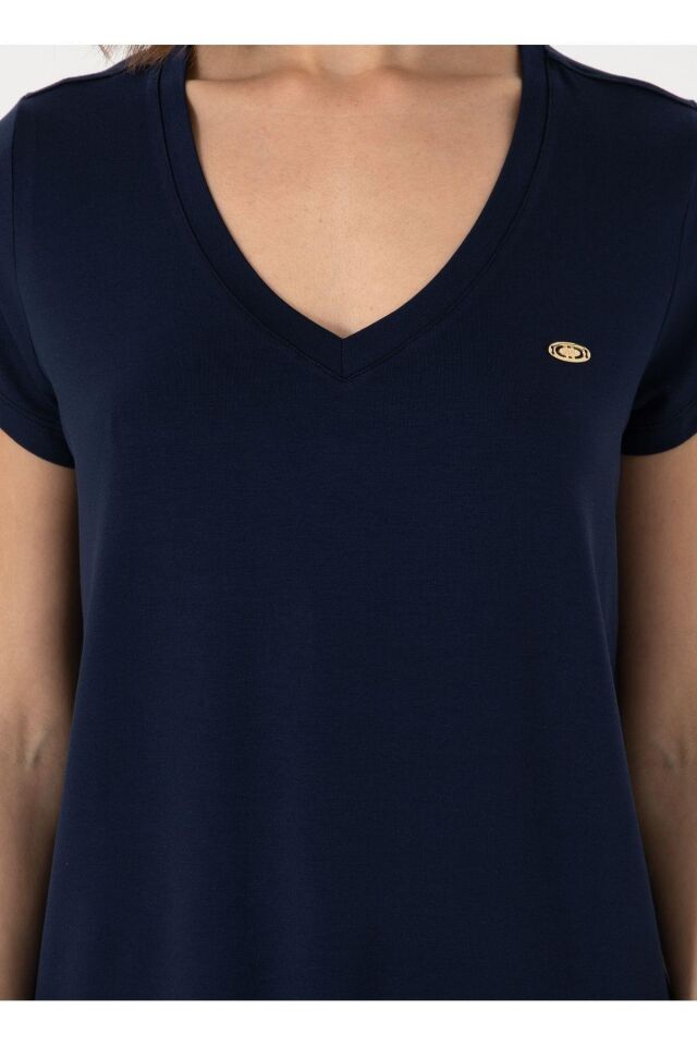 U.S. POLO ASSN. KADIN T-SHİRT G082SZ011-000-2075766 XL - LACİVERT