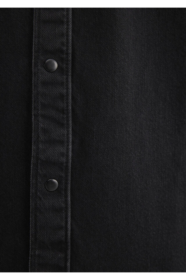 MAVİ ERKEK UZUN KOL GÖMLEK Siyah 0211441-900