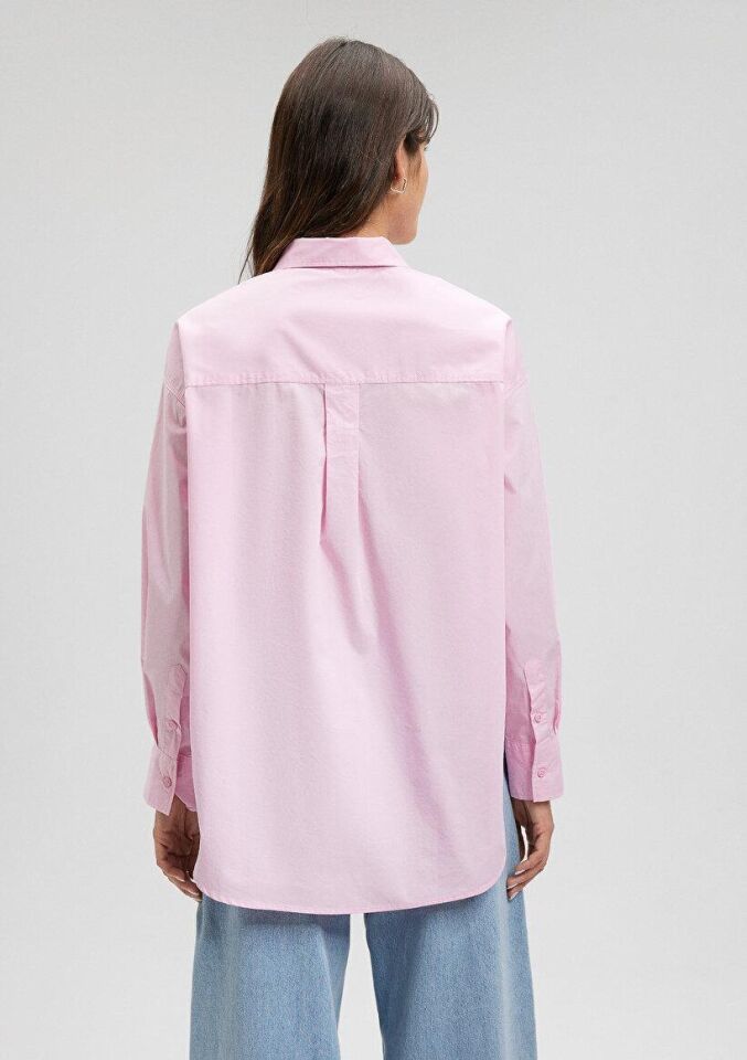 MAVİ KADIN UZUN KOL GÖMLEK Sweet Lilac 1210103-70973