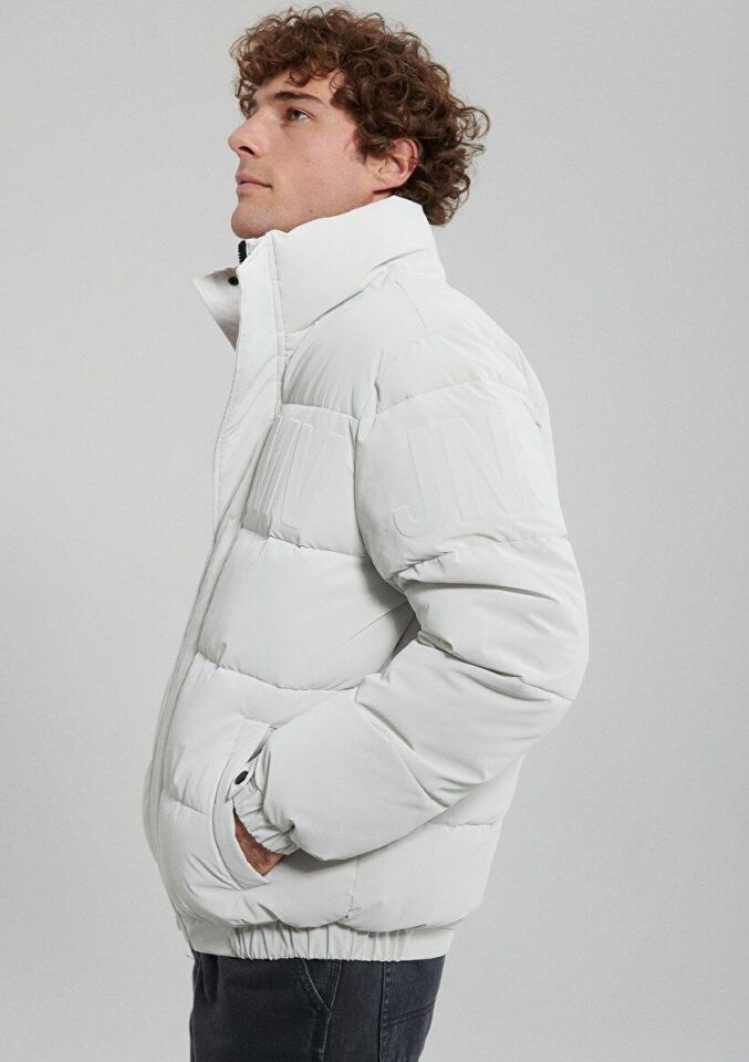 MAVİ ERKEK YÜKSEK YAKA CEKET Bulut Gri 0110139-83746 GRİ - M