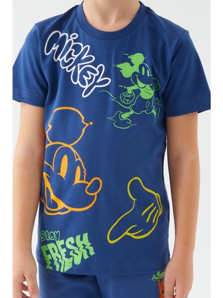 DISNEY MICKEY MOUSE ERKEK ÇOCUK BERMUDA TAKIM D4789-3