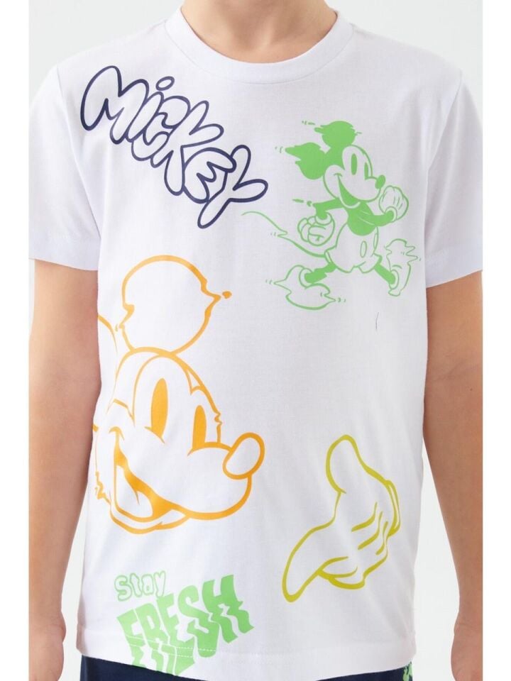 DISNEY MICKEY MOUSE ERKEK ÇOCUK BERMUDA TAKIM D4789-3