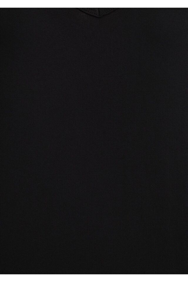 MAVİ KADIN V YAKA BASIC Siyah 1612381-900