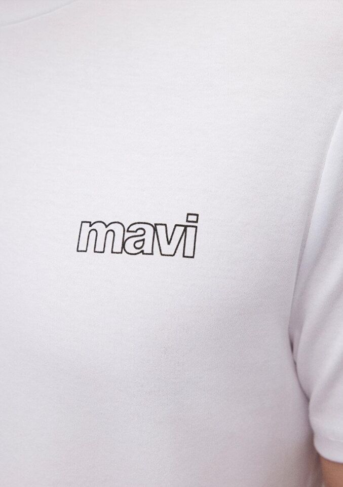 MAVİ ERKEK BASIC TİŞÖRT Beyaz 0610360-620