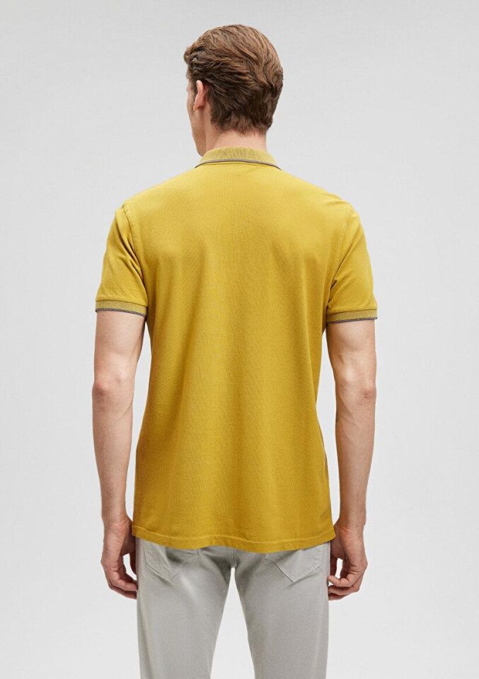 MAVİ ERKEK POLO TİŞÖRT  Hardal 065920-30719