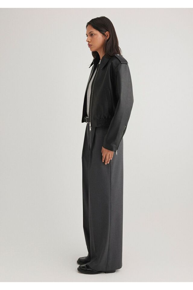 MAVİ KADIN KADIN PU CEKET Siyah 1110613-900