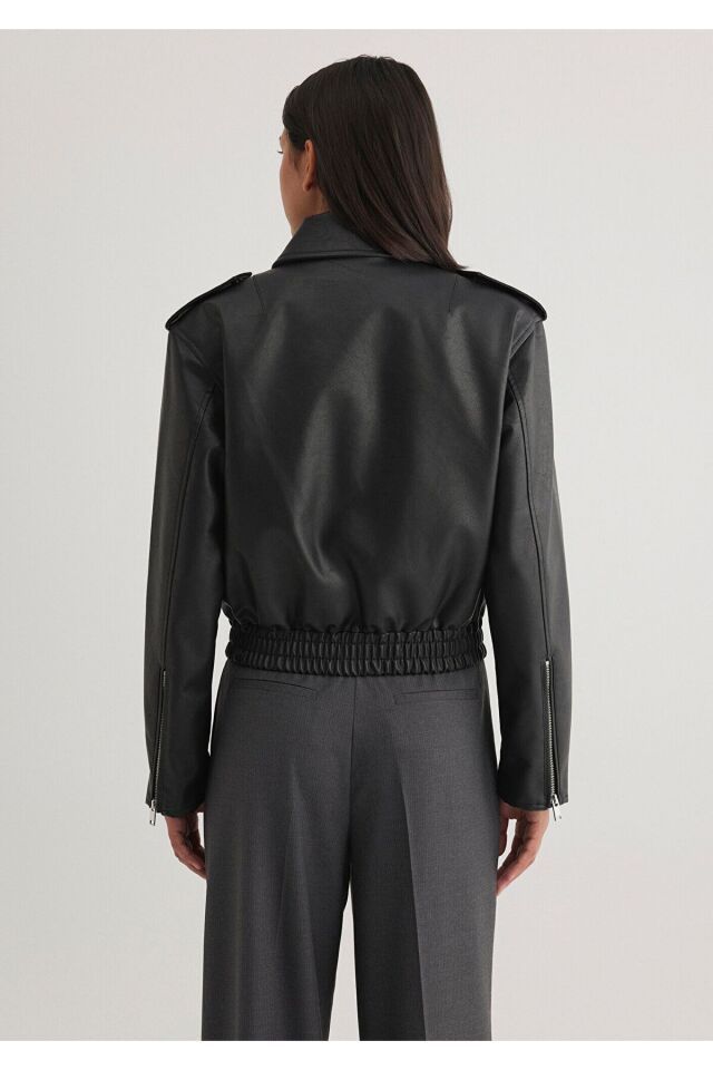 MAVİ KADIN KADIN PU CEKET Siyah 1110613-900