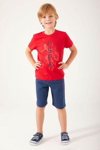 U.S. POLO ASSN. ERKEK ÇOCUK BERMUDA TAKIM US1316-4
