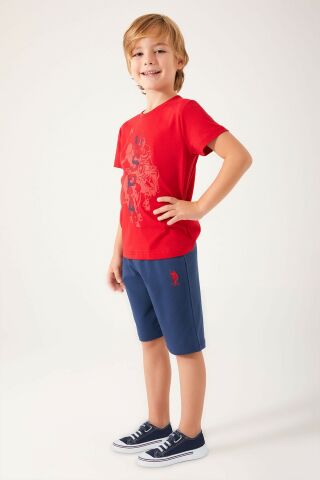 U.S. POLO ASSN. ERKEK ÇOCUK BERMUDA TAKIM US1316-4