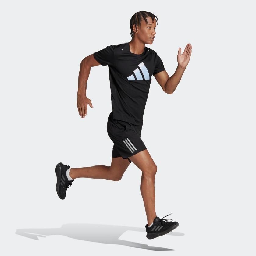 ADİDAS ERKEK TİŞÖRT RUN ICONS 3 BAR HR3243