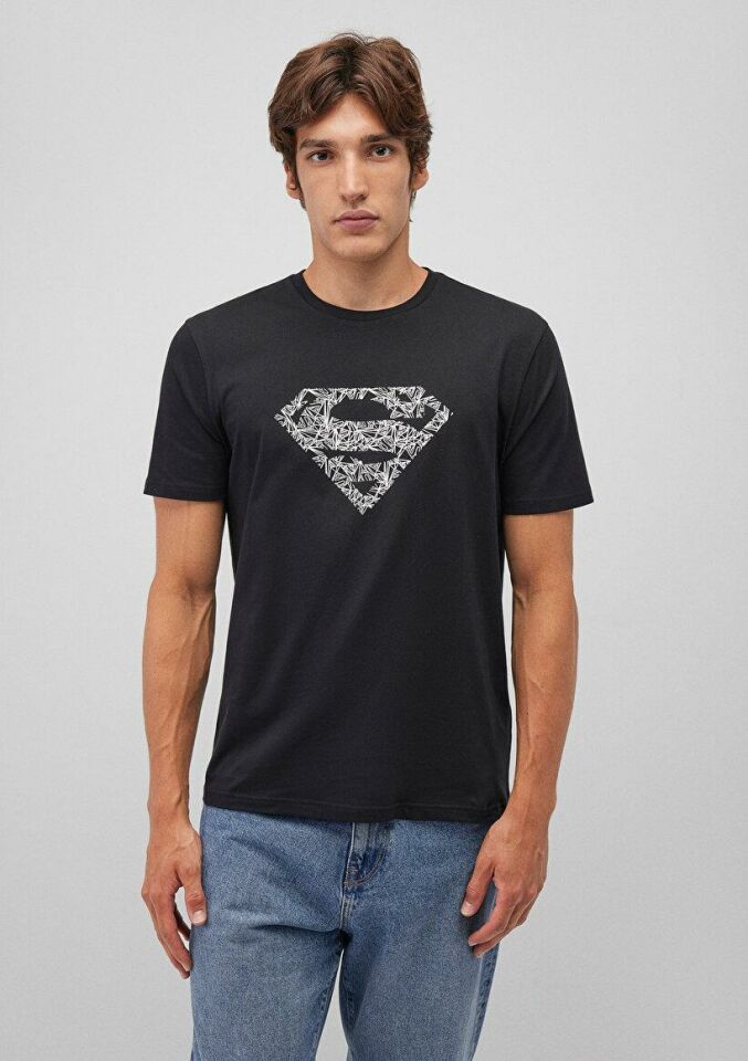 MAVİ ERKEK SUPERMAN BASKILI TİŞÖRT Siyah 0610494-900