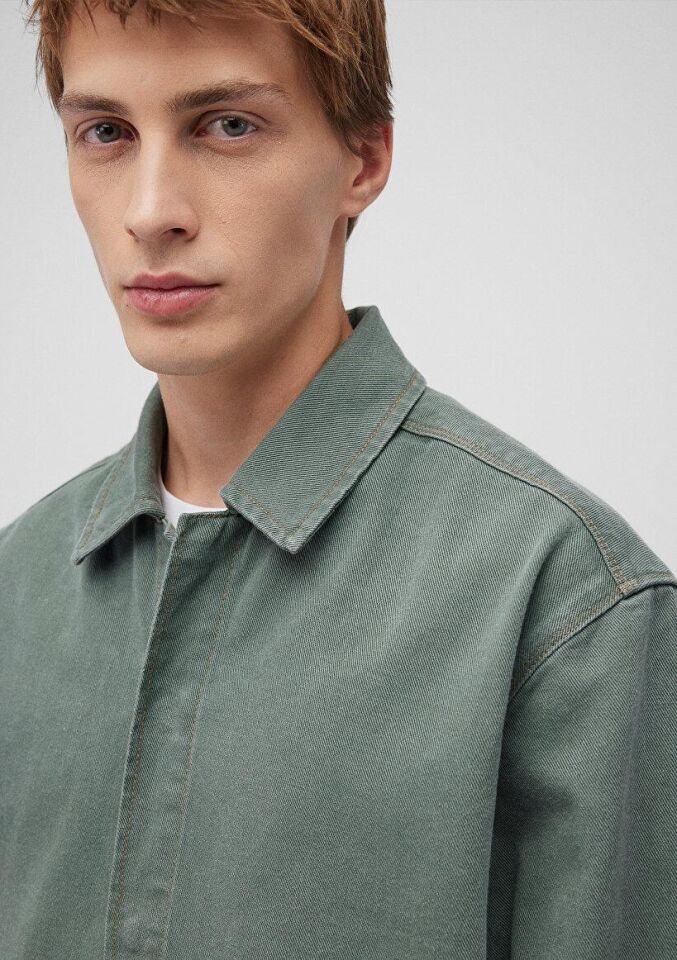 MAVİ ERKEK UZUN KOL GÖMLEK Soluk Yeşil 0211118-71577