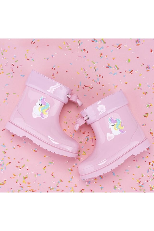 IGOR ÇOCUK PEMBE W10253 BIMBI UNICORNIO ÇİZME W10253-IGR010 PEMBE - 24