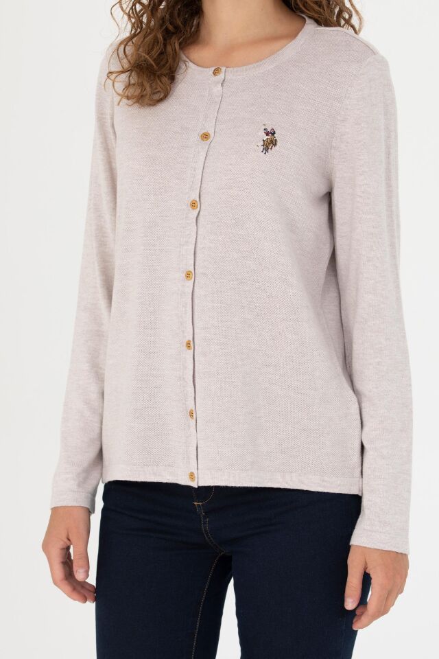 U.S. POLO ASSN. BAYAN TRİKO HİRKA G082SZ0TH-000-1629747 TAŞ MELANJ - XL