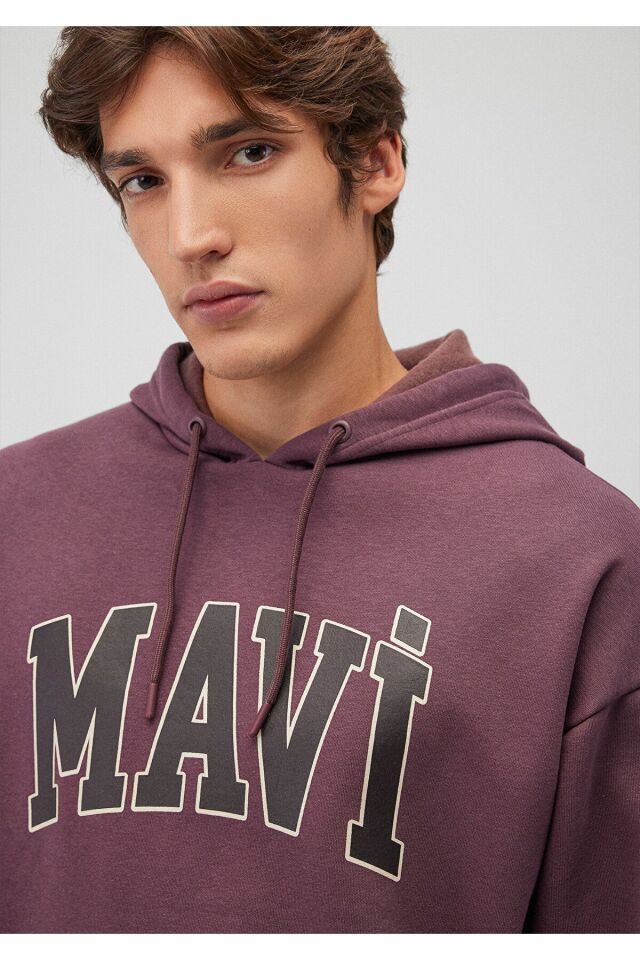 MAVİ ERKEK MAVİ BASKILI SWEATSHIRT Huckleberry 067149-70260