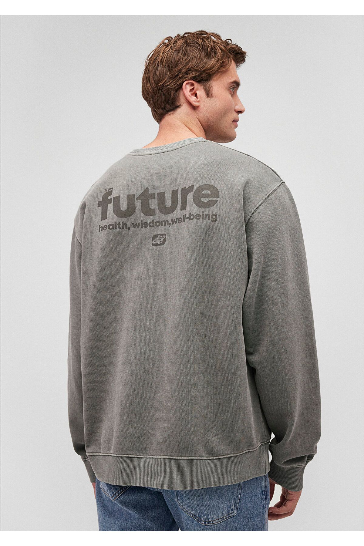 MAVİ ERKEK FUTURE SWEATSHIRT Soluk Koyu Yeşil 0S10248-85485