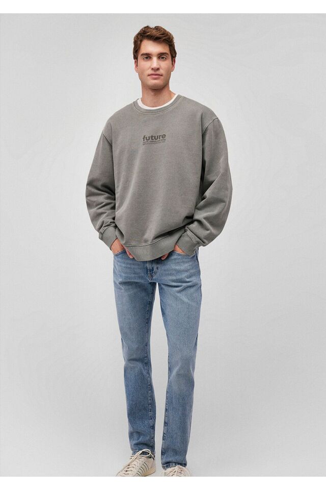 MAVİ ERKEK FUTURE SWEATSHIRT Soluk Koyu Yeşil 0S10248-85485