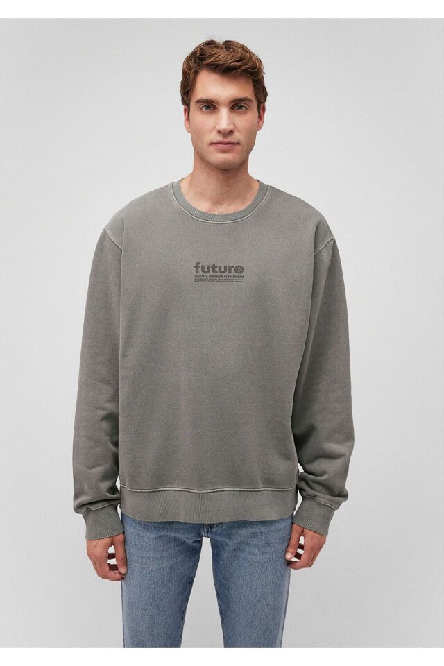 MAVİ ERKEK FUTURE SWEATSHIRT Soluk Koyu Yeşil 0S10248-85485