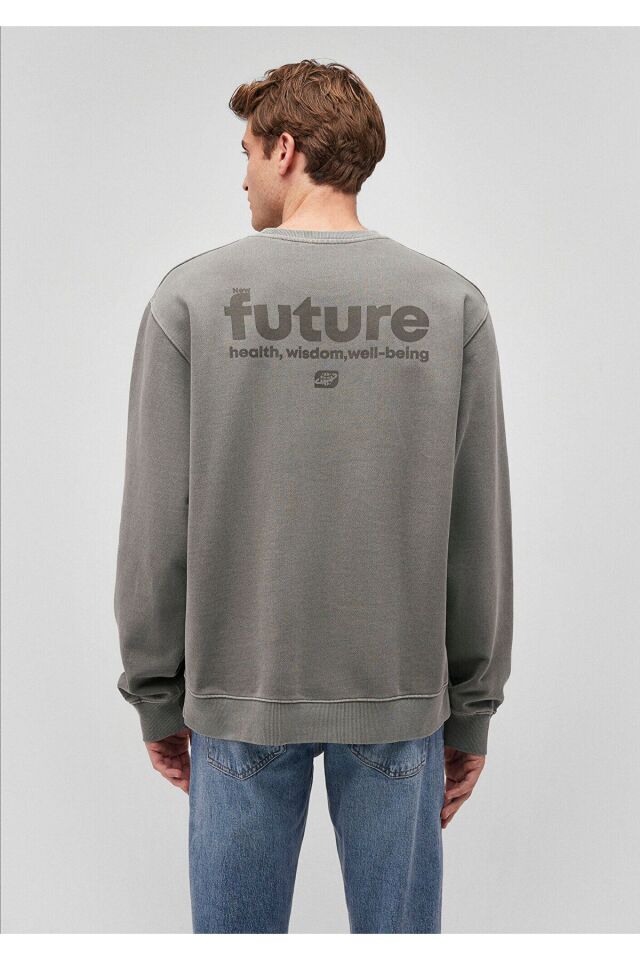 MAVİ ERKEK FUTURE SWEATSHIRT Soluk Koyu Yeşil 0S10248-85485