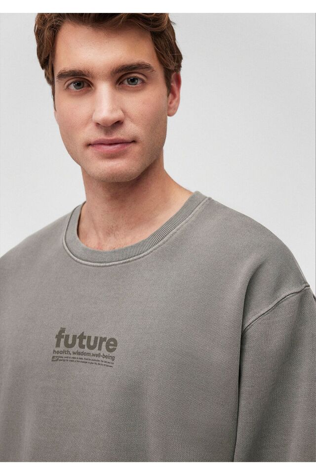 MAVİ ERKEK FUTURE SWEATSHIRT Soluk Koyu Yeşil 0S10248-85485