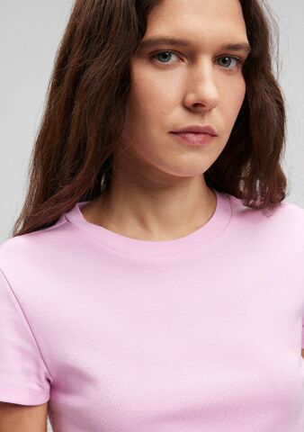 MAVİ KADIN YUVARLAK YAKA BASIC TİŞÖRT Lilac Sachet 1600814-71117