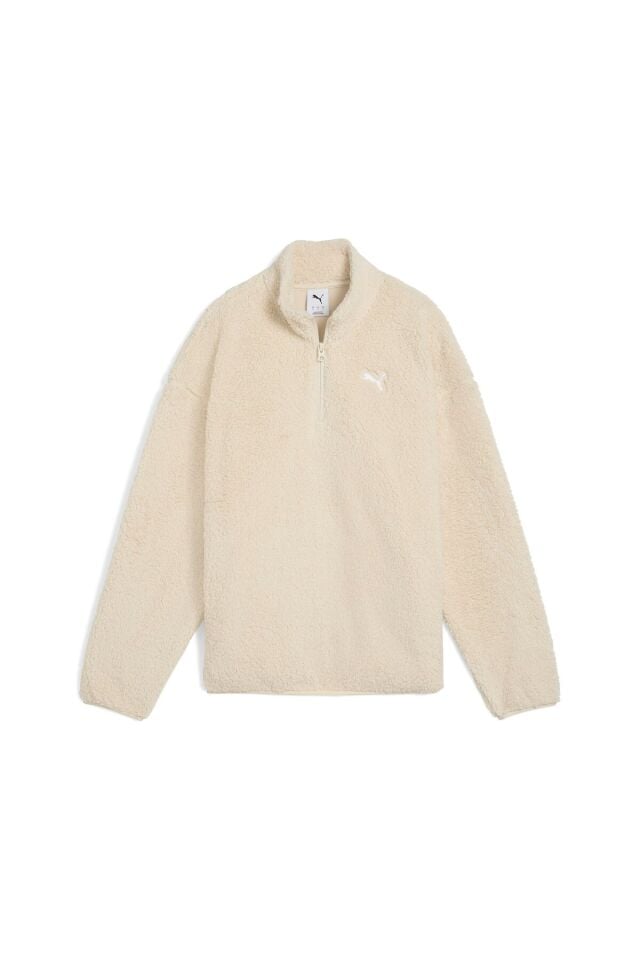 PUMA KADIN SWEATSHİRT ESS ELEVATED HALF-ZİP CREW 68811187