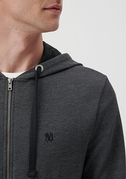 MAVİ ERKEK FERMUARLI SWEATSHIRT  Koyu Gri Melanj 065582-29758