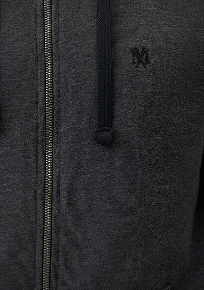 MAVİ ERKEK FERMUARLI SWEATSHIRT  Koyu Gri Melanj 065582-29758